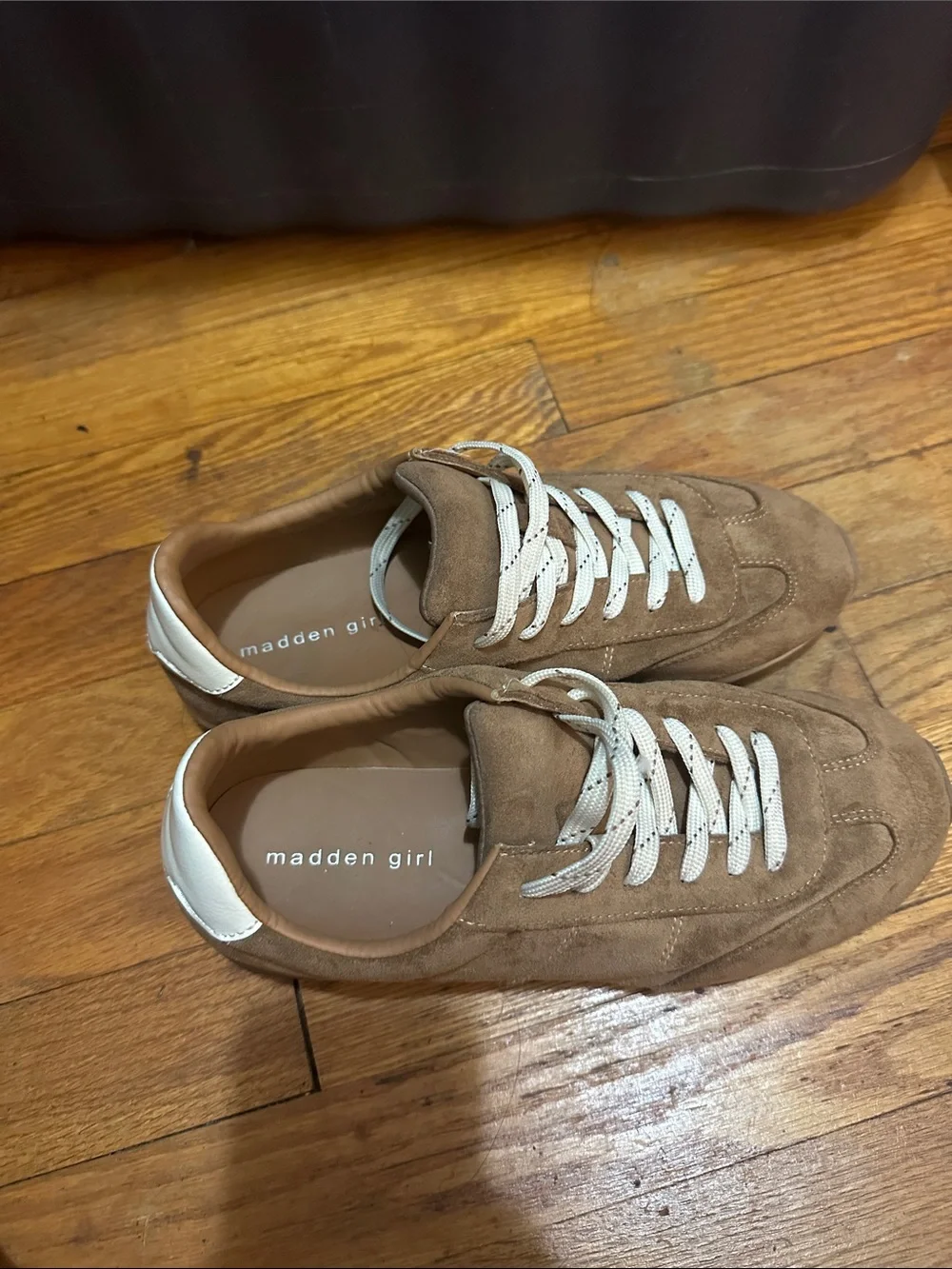 Brown faux Suede women’s  Casual Sneakers